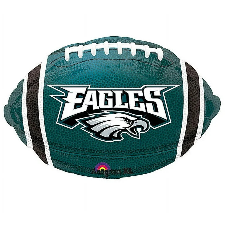 Anagram 18" Multi-color NFL Philadelphia Eagles Football Shape Foil Balloon | Walmart (US)