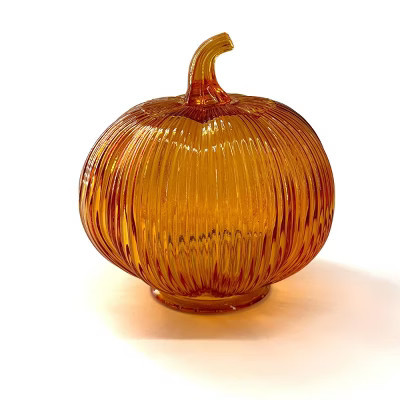 Glass LED Pumpkins Orange - Bullseye's Playground™ | Target