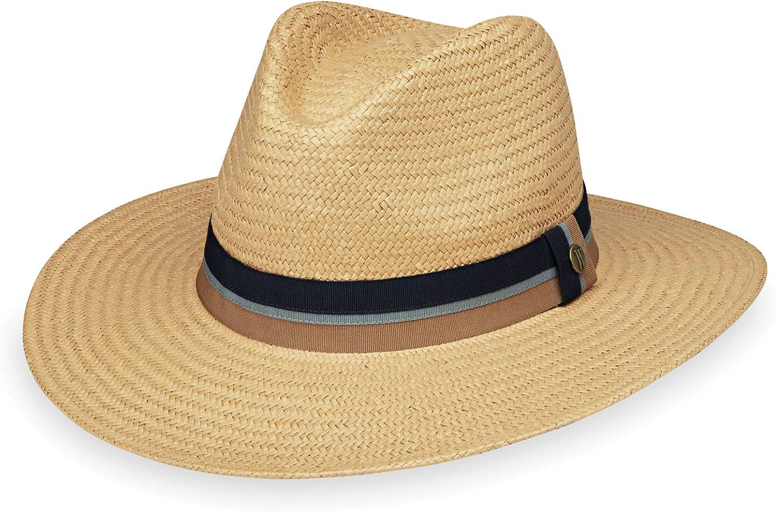 Wallaroo Hat Company – Men’s Turner Fedora – Wide Brim Straw Hat with UPF 50+ Sun Protectio... | Amazon (US)