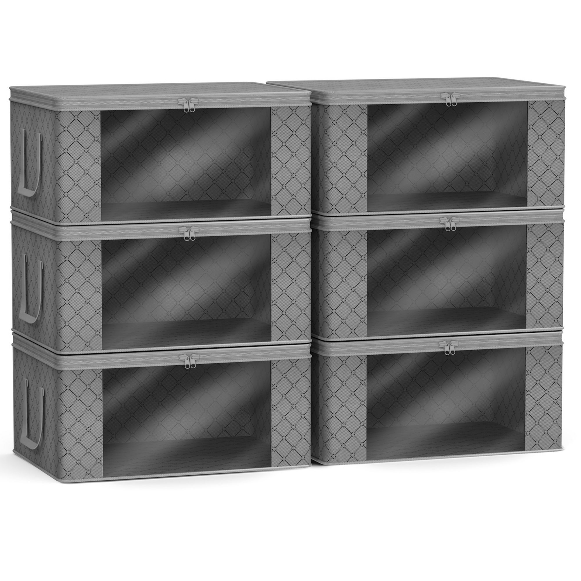 Sorbus 6-Pack Medium Foldable Clothes Storage Bags | Kohl's