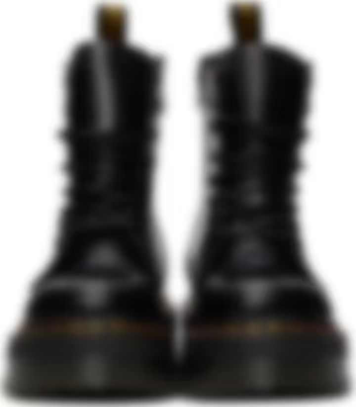 Black Jadon Retro Quad Boots | SSENSE