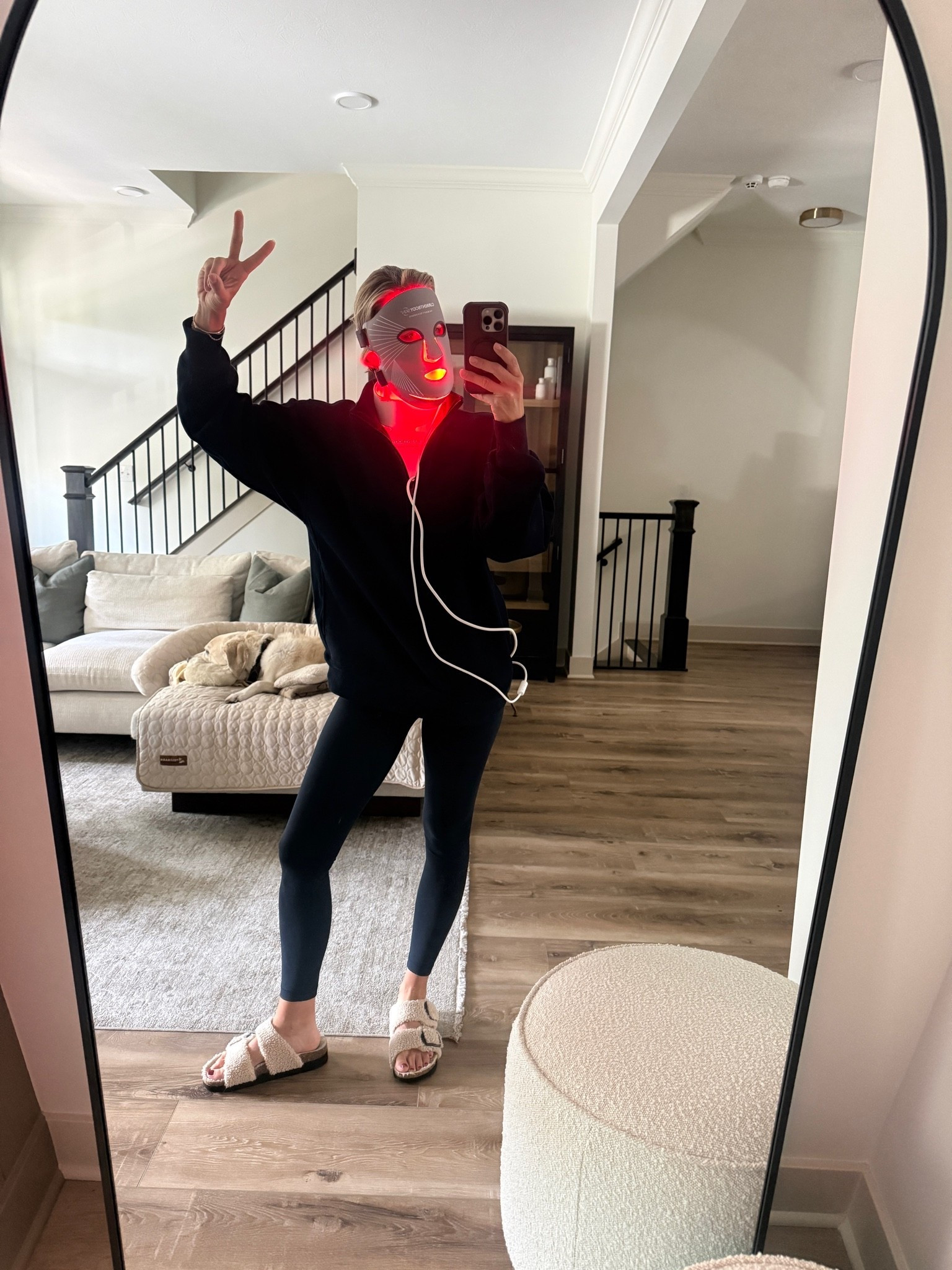 Wearing 4 leggings, medium bra top, small sweatshirt, sandals tts

Mask Code: LINDSEY10

#LTKActive #LTKmorningroutine #LTKBeauty