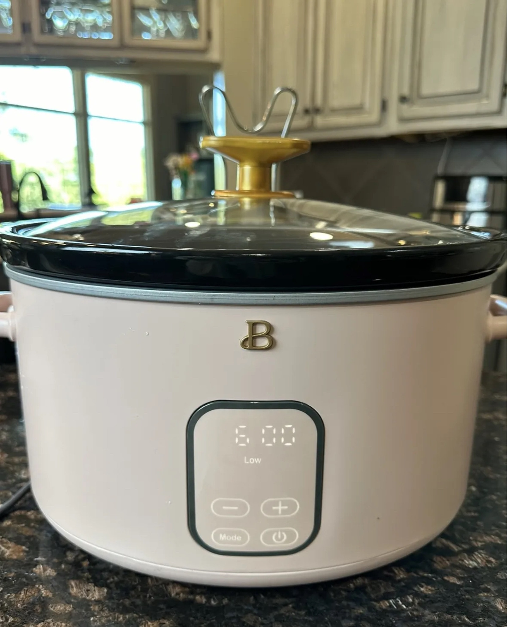 Love this beautiful, slow cooker in pink! Comes in a variety of different colors, but this one makes this Crazy Busy Mama so happy 

Grab your favorite color while it’s on sale and you’ll be eating with the biggest smile on your face! Dump and go recipes on crazybusymama.com will go perfectly with this set it and forget it digital slow cooker 

#LTKSaleAlert #LTKOver40 #LTKHome