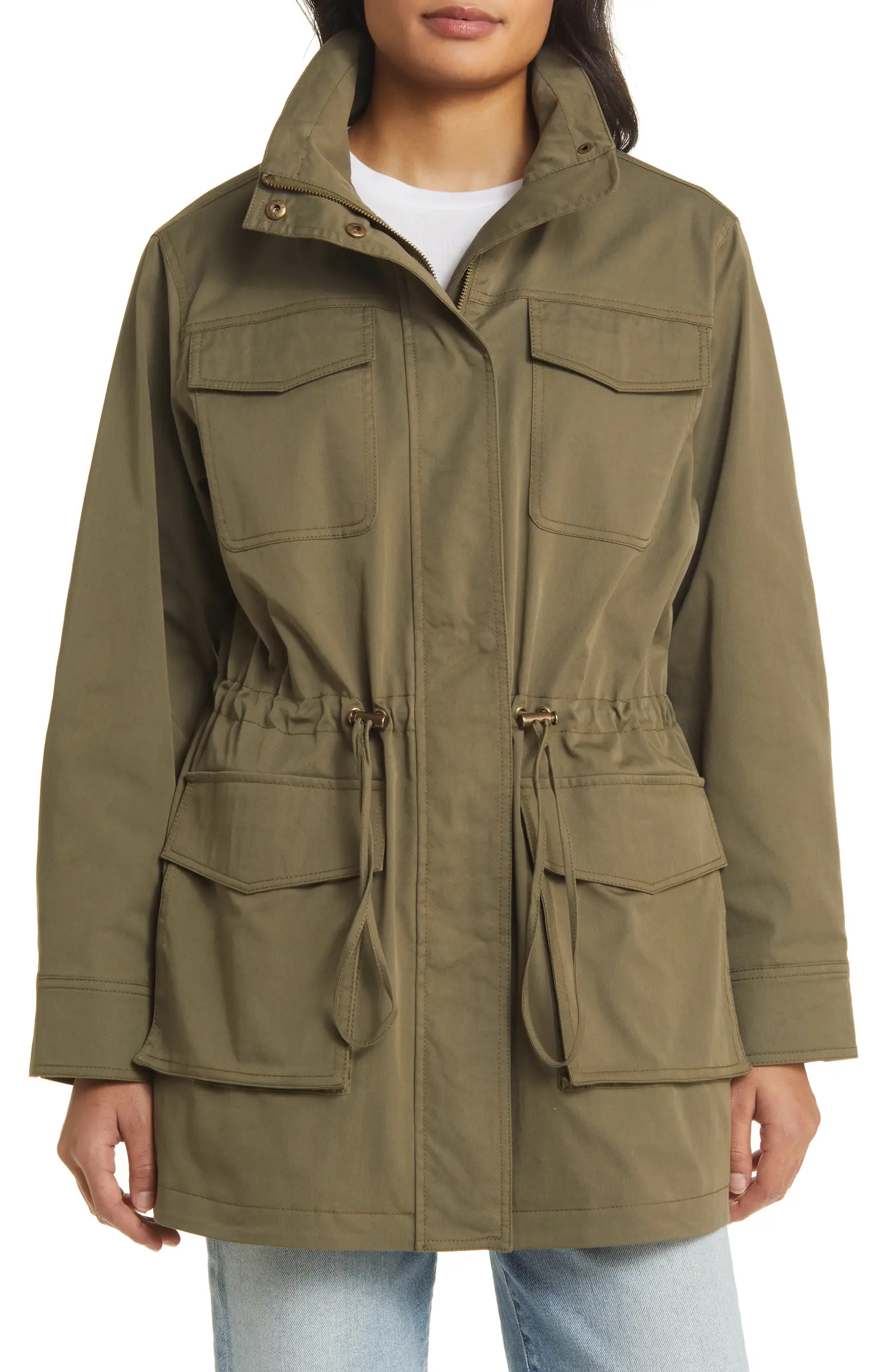 Sam Edelman Cinch Waist Anorak Jacket | Nordstrom | Nordstrom