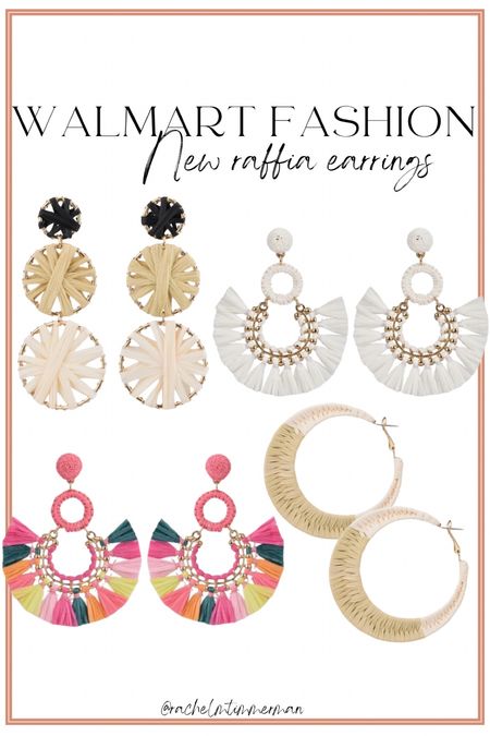  New Walmart fashion raffia earrings. Absolutely love these! So cute and just in time for summer. $6

Walmart fashion. Raffia earrings. LTK under 50. 