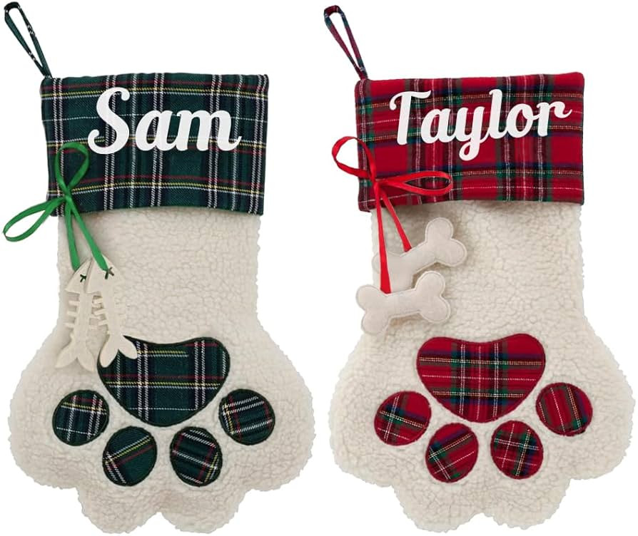 Personalized Christmas Stockings with Name, Christmas Decoration Gifts for Family, Kids, Santa, H... | Amazon (US)