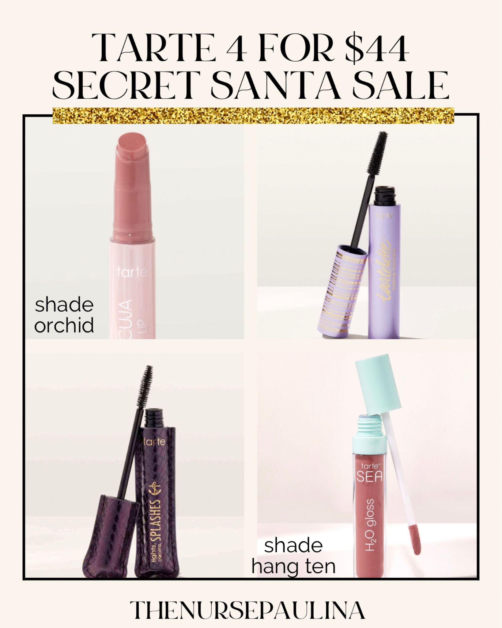 My favorite Tarte products on sale 😍

Maracuja lip
Tubing mascara
Best mascara
Natural lip gloss 
#stockingstuffers
#naturalmakeup
#makeupideas
#mascara
#lipgloss


#LTKGiftGuide #LTKbeauty #LTKsalealert