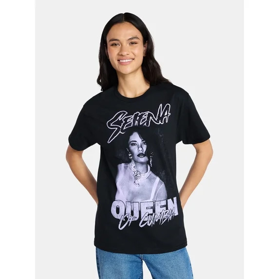 Selena Queen of Cumbia Men’s and Big Men's Cotton Graphic Tee, Sizes S-3XL | Walmart (US)