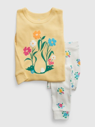 babyGap 100% Organic Cotton Bunny PJ Set | Gap (US)