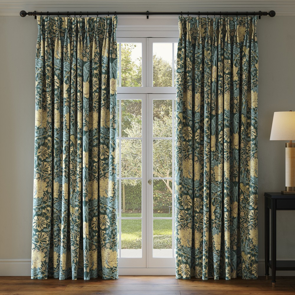 Morris & Co. x Williams Sonoma Home Honeysuckle Tulip Curtain | Williams-Sonoma