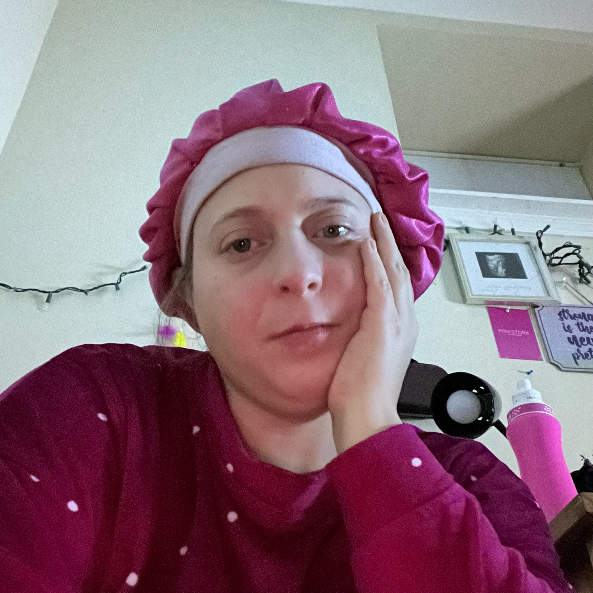 One of my best beauty Buys is this Pink Bonnet. It was one of my first bonnets & they protect your hair in your sleep 

#LTKBeauty