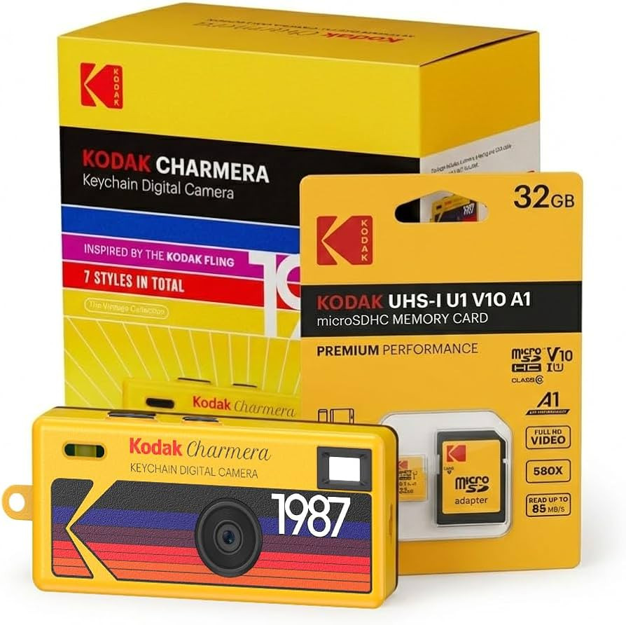 Kodak Charmera Key Chain Digital Camera (Random Style Blind Box, Single Camera) with 32GB Memory ... | Amazon (US)