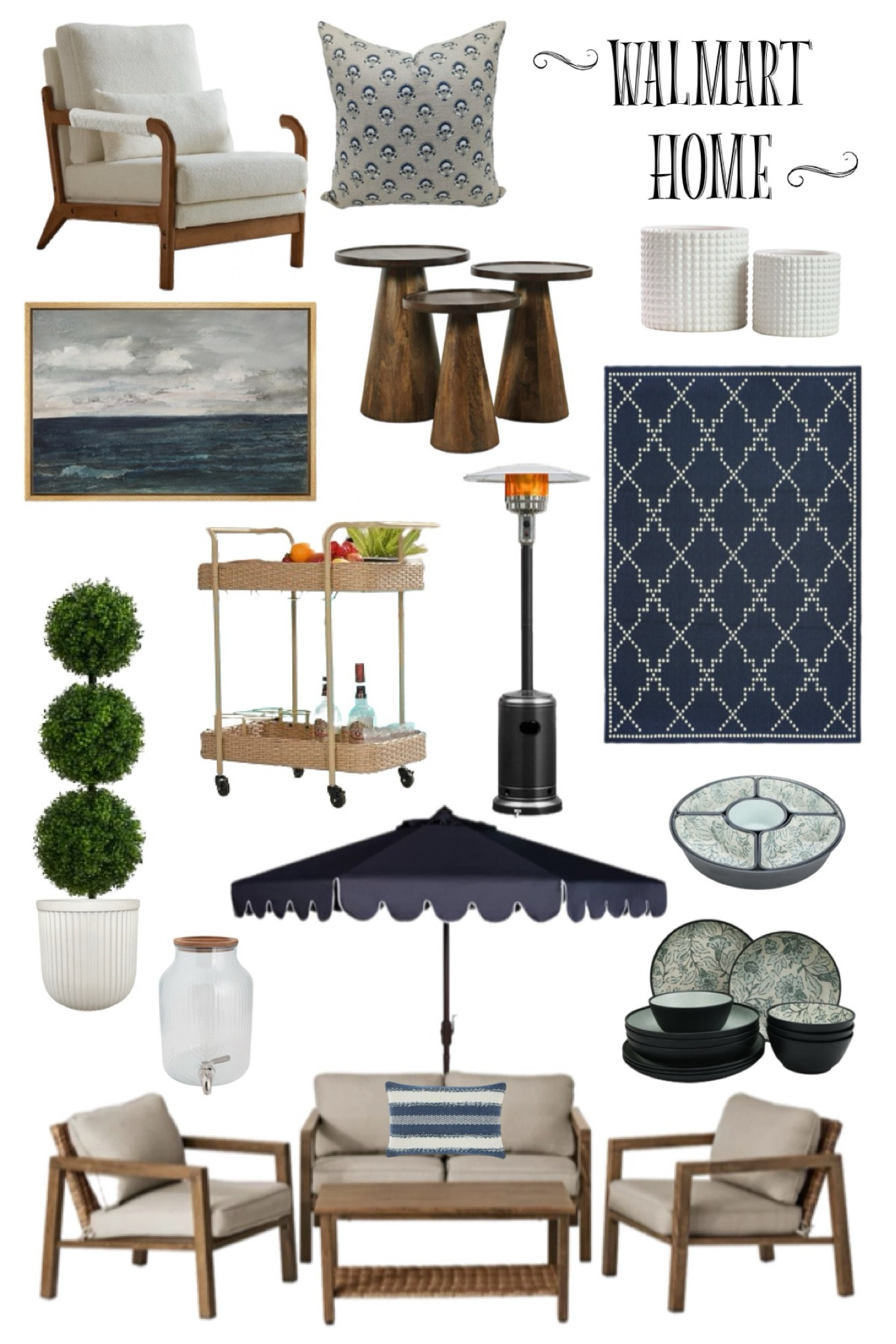 Outdoor entertaining necessities and affordable indoor furnishings from Walmart 

#LTKhome #LTKfindsunder100 #LTKSeasonal
