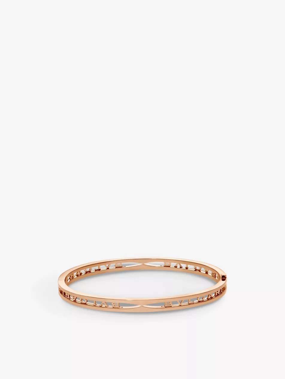 B.zero1 18ct rose-gold bangle bracelet | Selfridges