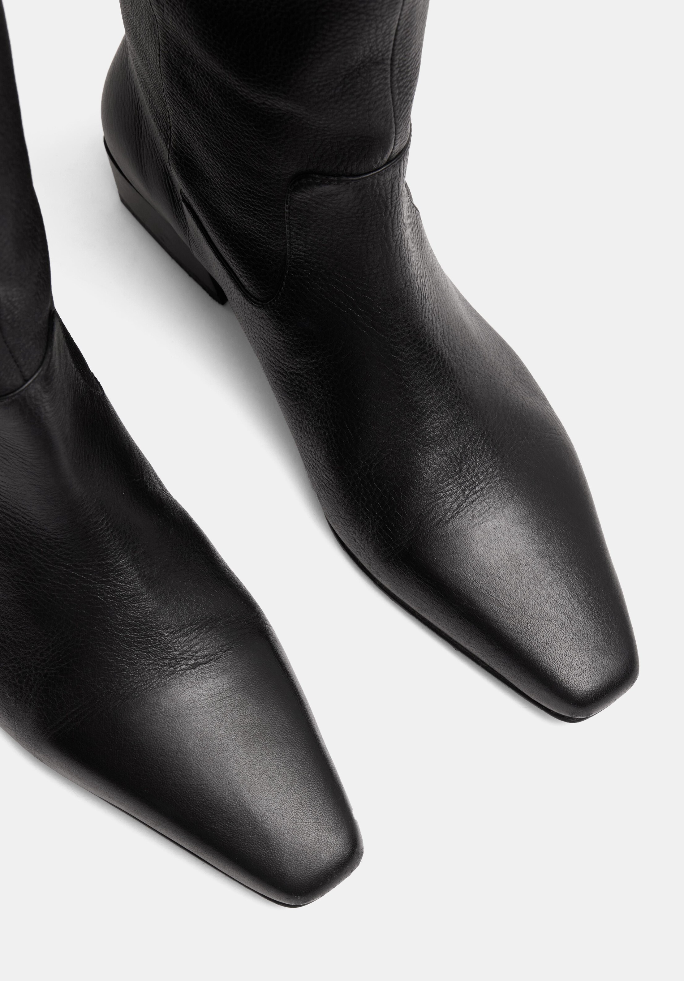 Square Toe Knee High Boots | Hush UK