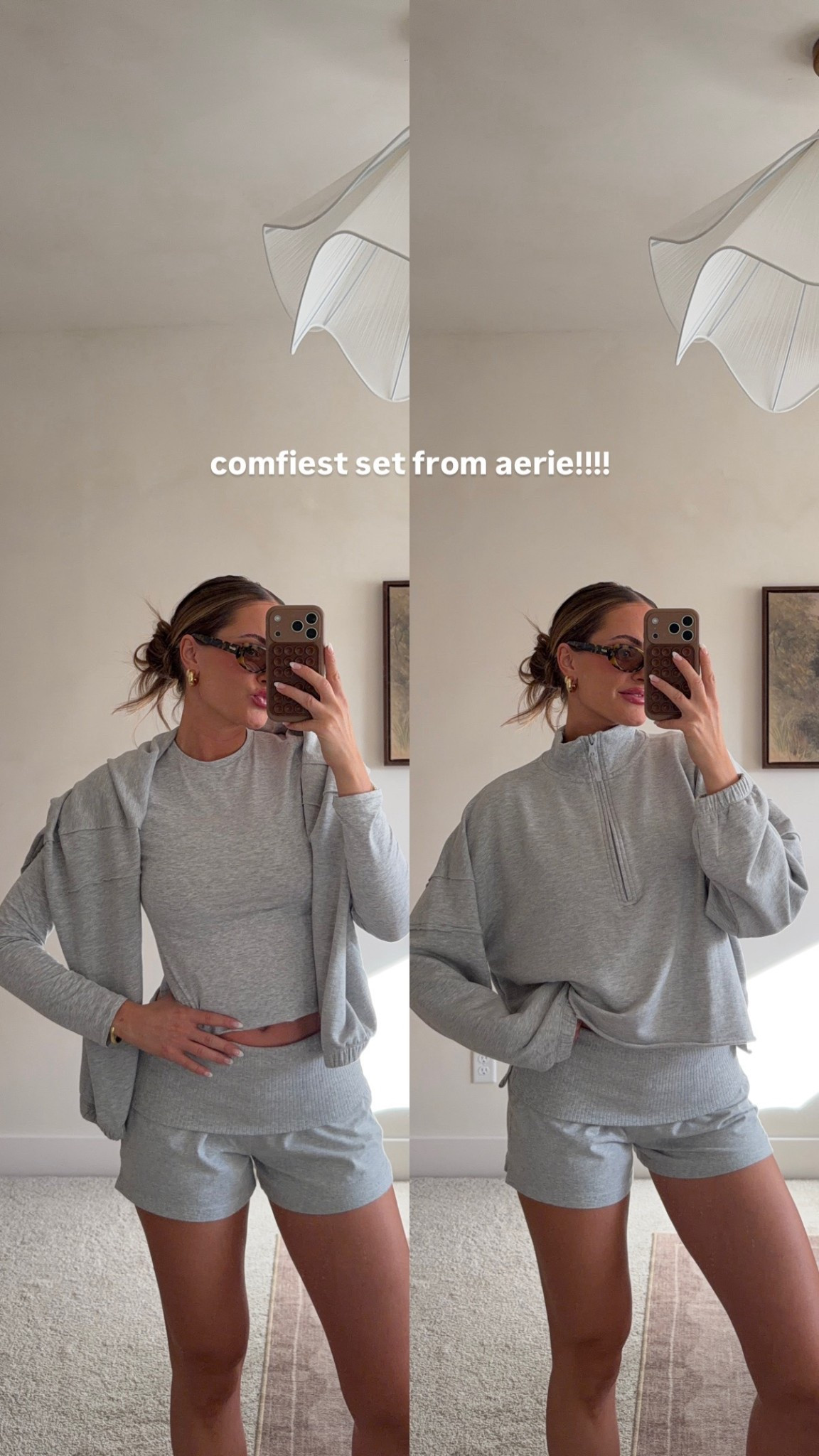 Cutest set from @Aerie! I’m in S in everything except M in the crewneck! 

 #AerieREAL, #AeriePartner, 

#LTKootd
