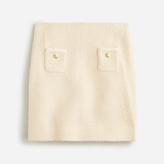 Mini skirt in wool-blend bouclé | J. Crew US