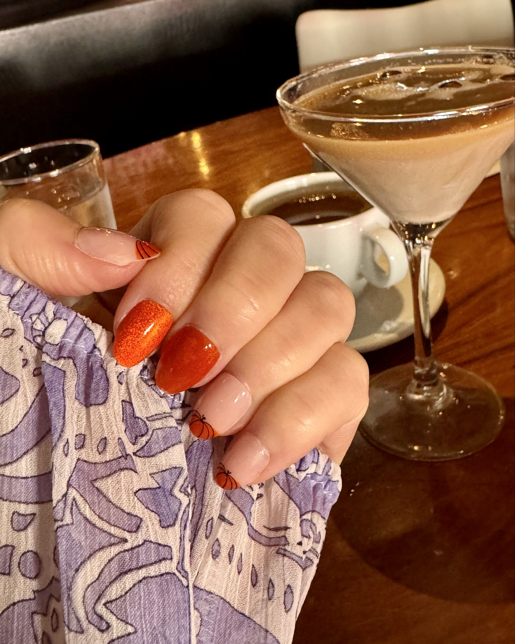 Cinderella had a pumpkin carriage. 🎃 I have pumpkin nails and bottomless brunch. 

#LTKBeauty #LTKHalloween #LTKSeasonal