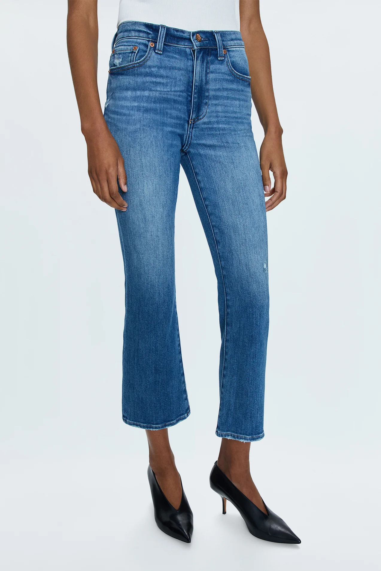 Lennon High Rise Crop Boot Jean - Fling Vintage | Pistola Denim