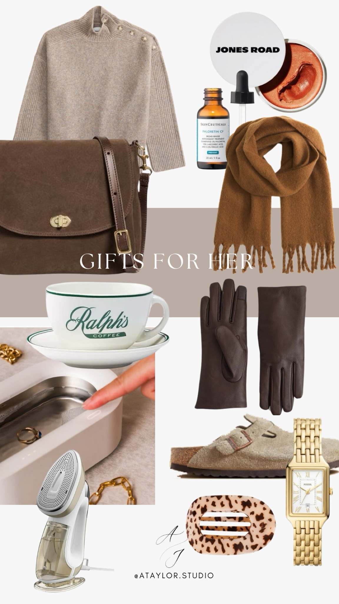 Luxury gift guide, coffee lover gifts, gifts for her, gift ideas, Christmas gifts, holiday gift ideas, Ralph’s coffee, Birkenstock gift, cashmere gloves, Clare V, jcrew gifts, luxury gift, high end gifts, jewelry cleaner, cashmere gifts

#LTKHoliday #LTKGiftGuide #LTKFindsUnder100