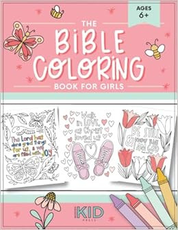 The Bible Coloring Book for Girls: Color 40 Cute Designs of Inspirational Verses & Christian Artw... | Amazon (US)