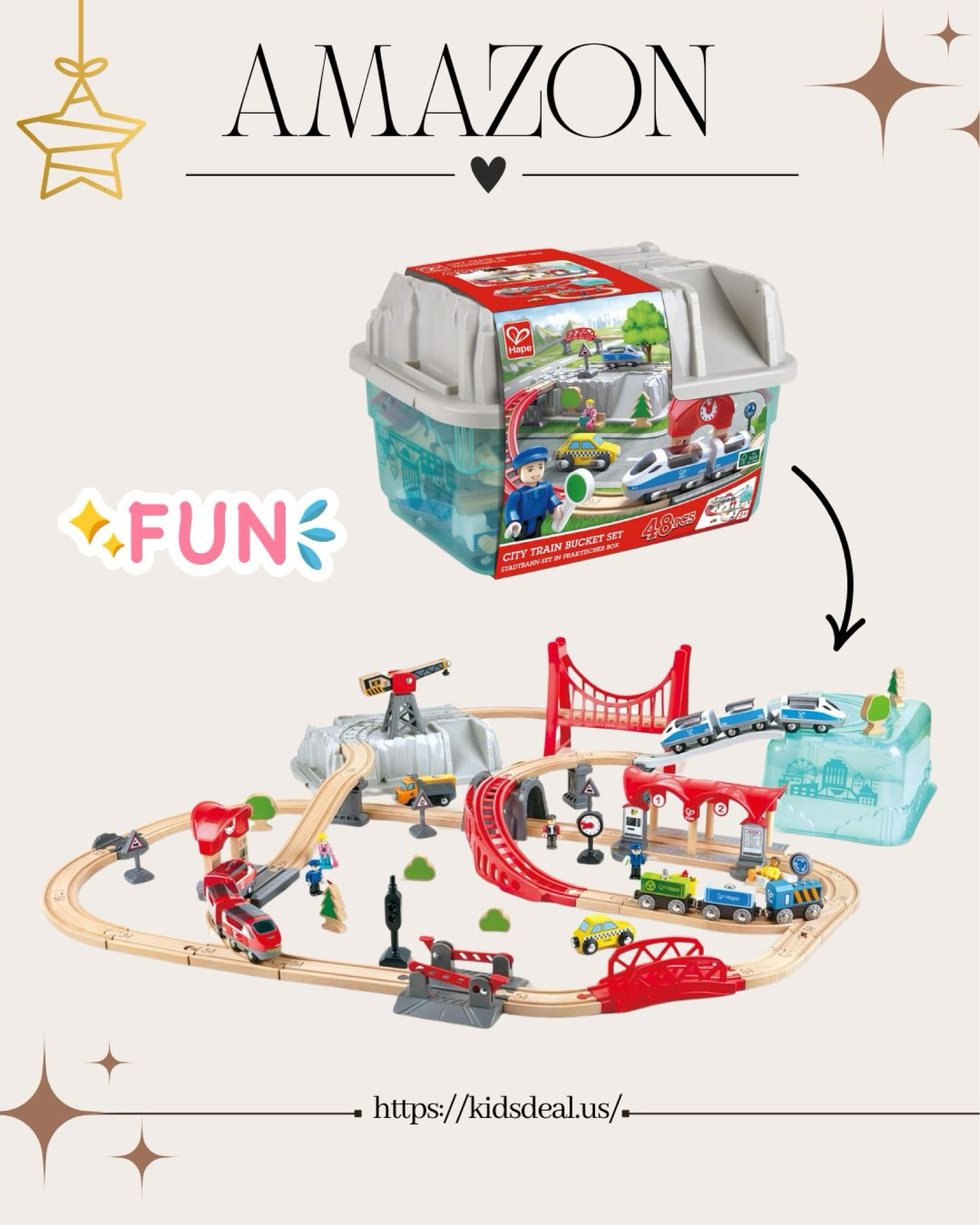 Hours fun. Love that it fits in the box.  

48%off now, under$32.

#amazon #toddler #christmas gift 

#LTKGiftGuide #LTKKids #LTKSaleAlert