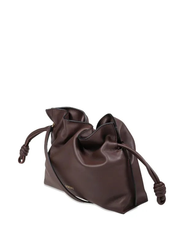 mini Flamenco leather clutch bag | Farfetch Global