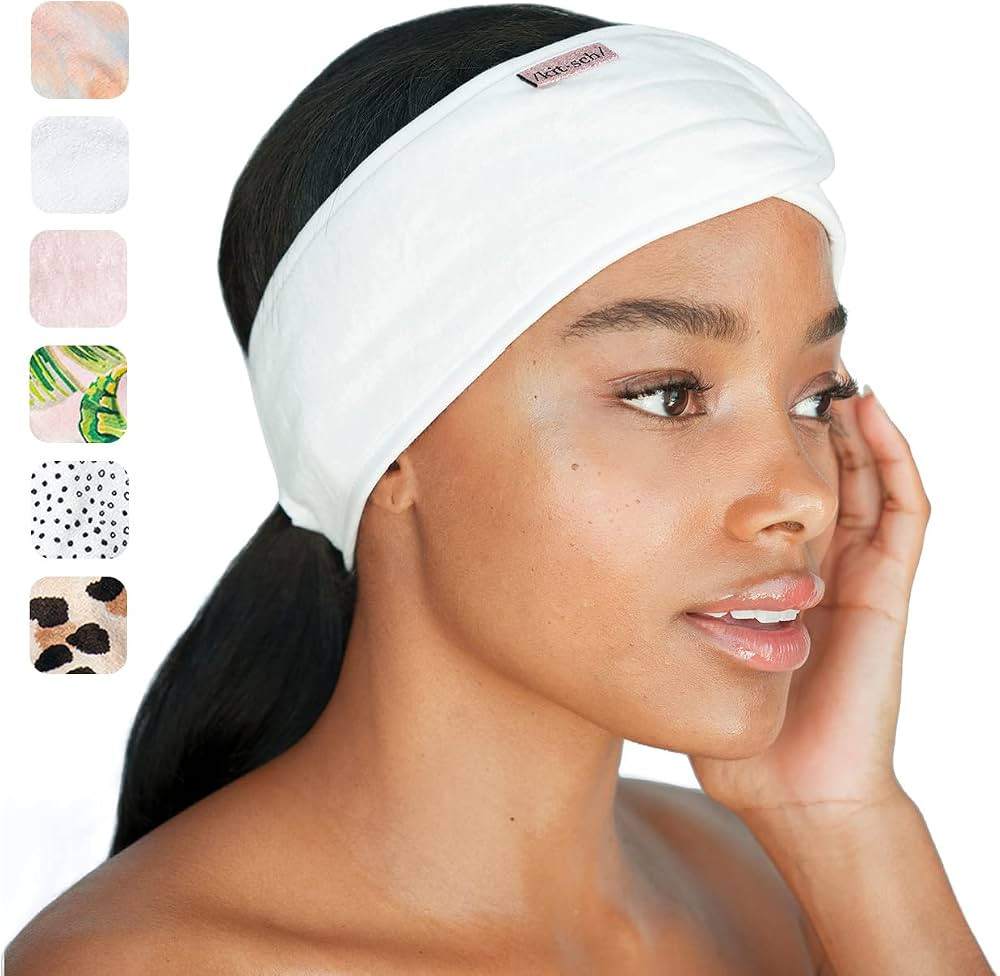 Kitsch Spa Headband - Microfiber Makeup Headband for Washing Face | Multi Functional Skincare Hea... | Amazon (US)