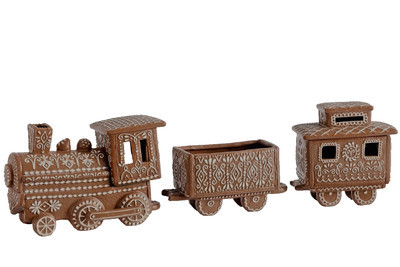 Pottery Barn Handcrafted Ceramic Gingerbread Train Set, Christmas Holiday  | eBay | eBay CA