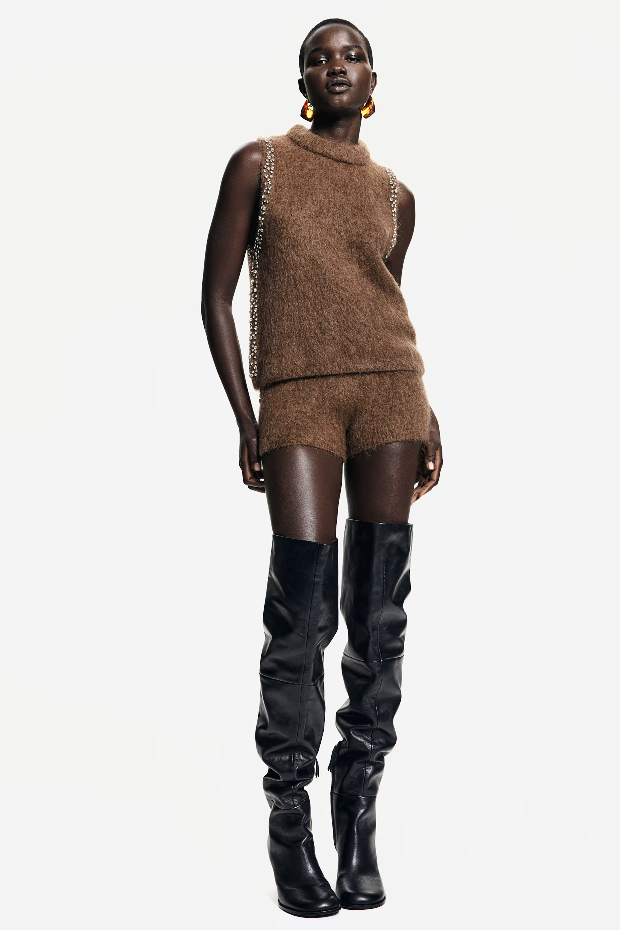 Rhinestone-embellished top | H&M (UK, MY, IN, SG, PH, TW, HK)