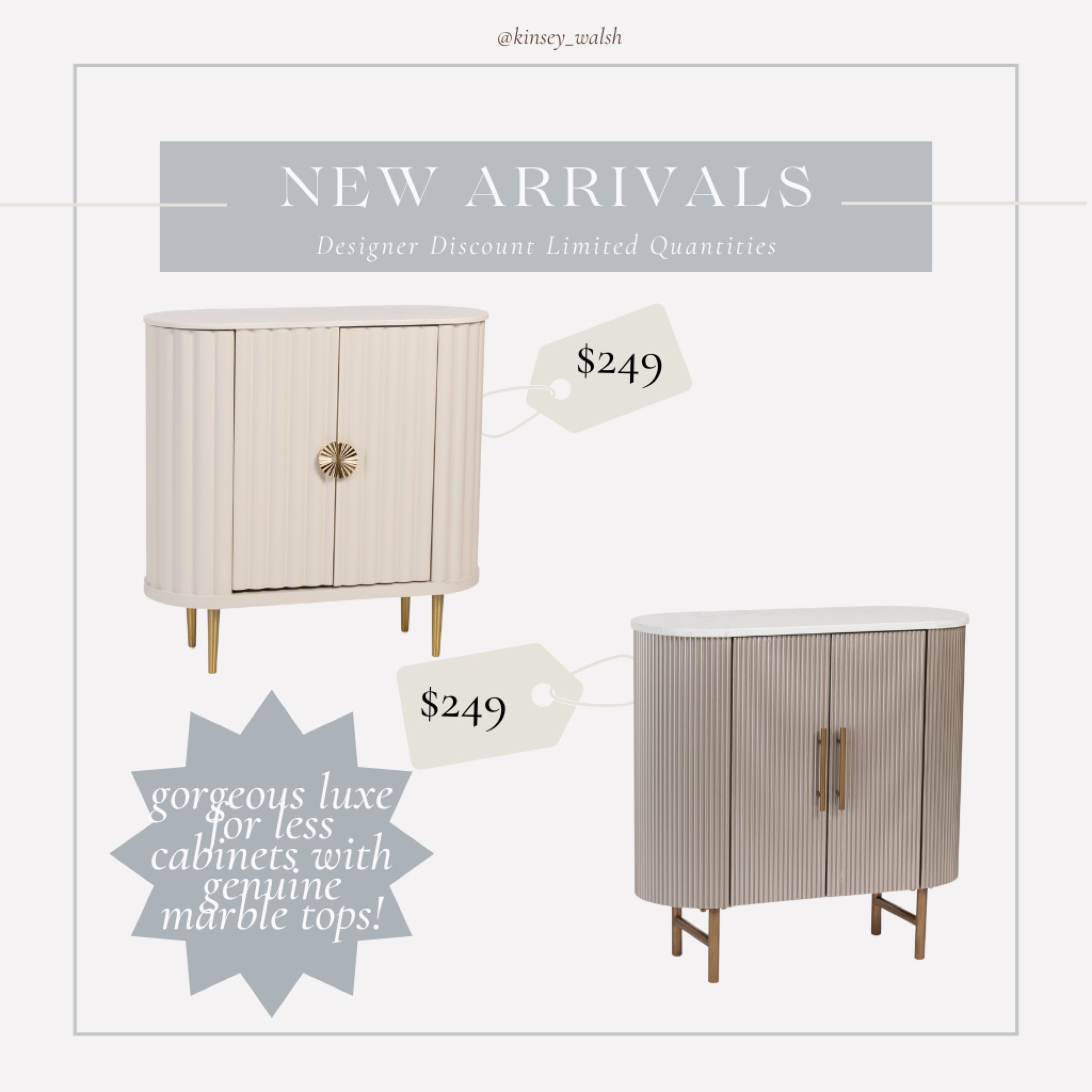 Affordable two door cabinet console nightstands fluted reeded furniture on a budget 

#LTKHome #LTKStyleTip #LTKSaleAlert