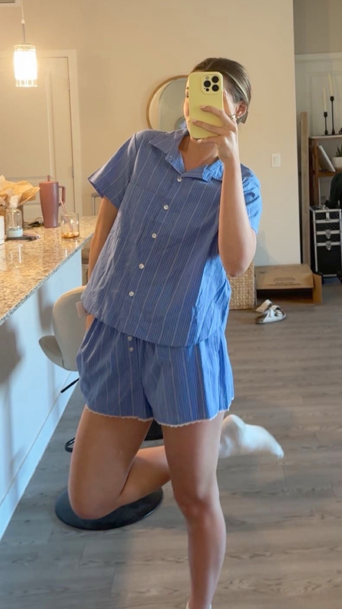 got a size S in top and M in bottoms!