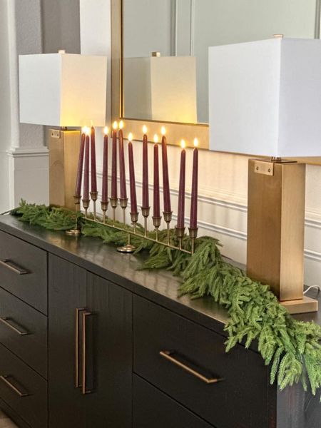 Luxurious and simple centerpiece idea for the holidays- candle stick holder, garland, holiday decor, console decor

Follow me @ahillcountryhome for daily shopping trips and styling tips 

#LTKHoliday #LTKhome #LTKSeasonal