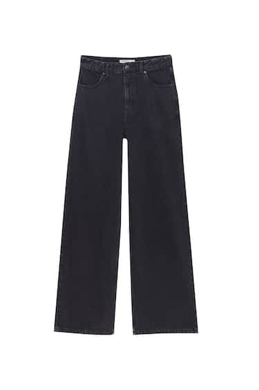 HIGH-WAIST WIDE-LEG JEANS | PULL and BEAR UK