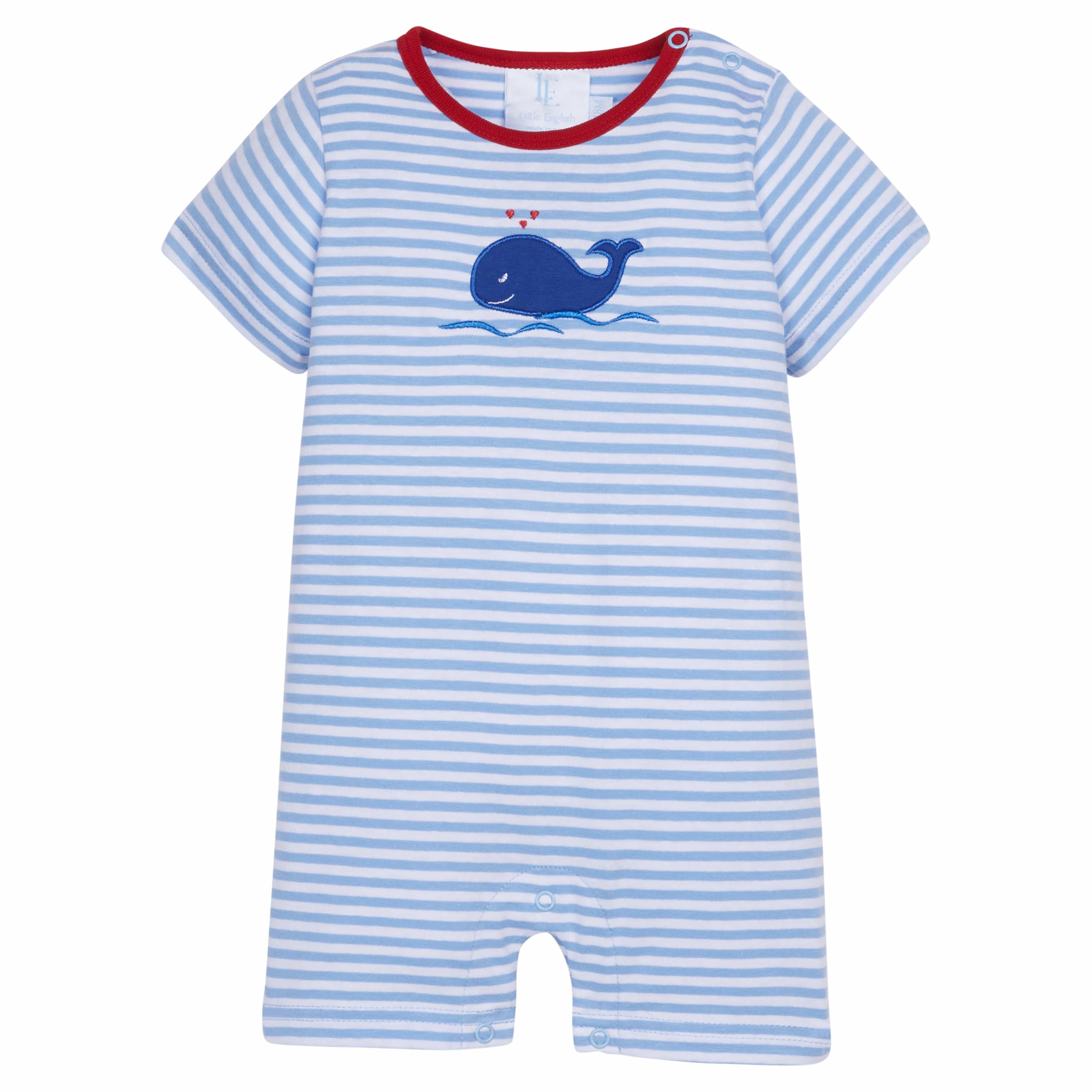 Applique Romper - Whale | Little English