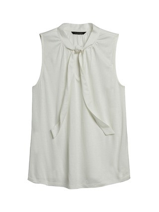 Petite Tie-Neck Top | Banana Republic (US)