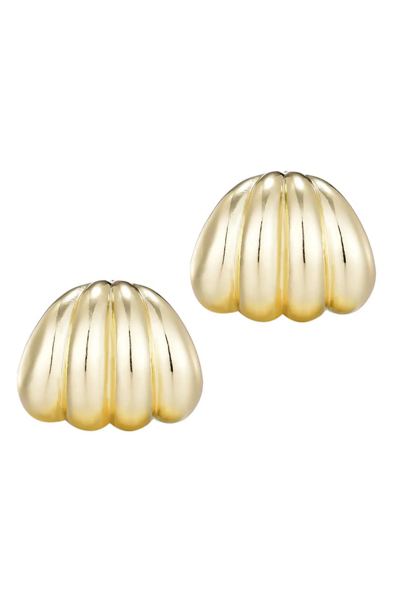 Adornia Fluted Wrap Stud Earrings | Nordstromrack | Nordstrom Rack