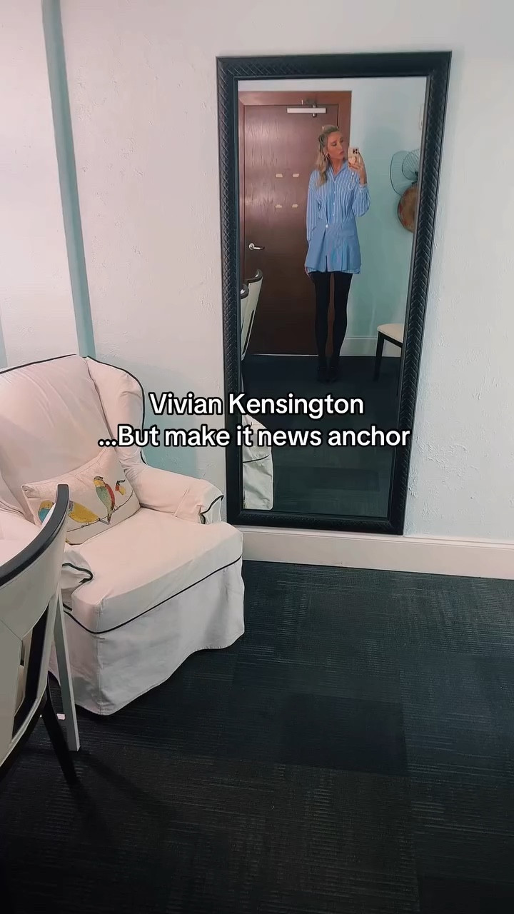 Off to the @qclife studio or Harvard in this fit 💁‍♀️ 🧐? 

I feel like @selmablair would approve- #viviankensington has entered the chat 🖤

This was a fun and preppy work look, I paired it with the best tall girl, friendly tights, and simple black sling back shoes! 

#legallyblonde #newslife

#LTKSaleAlert #LTKWorkwear #LTKStyleTip