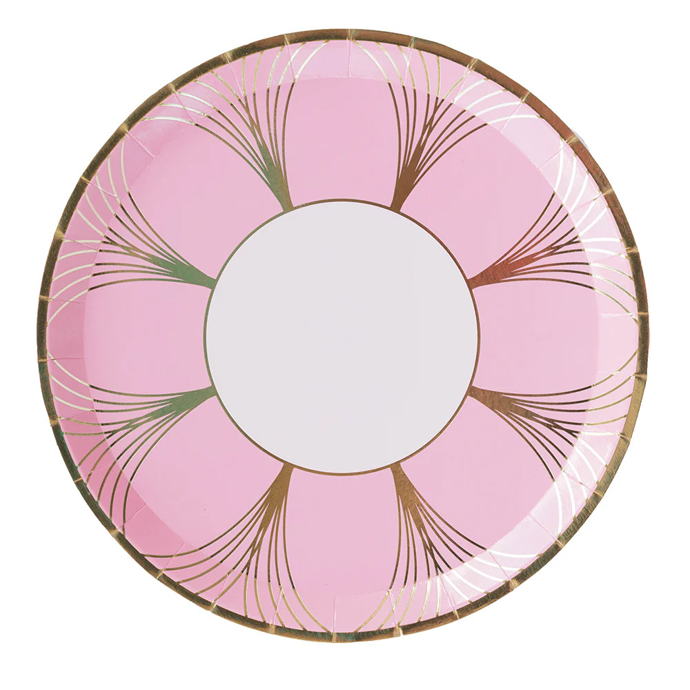 The Gatz Pink Dinner Paper Plates | Ellie and Piper