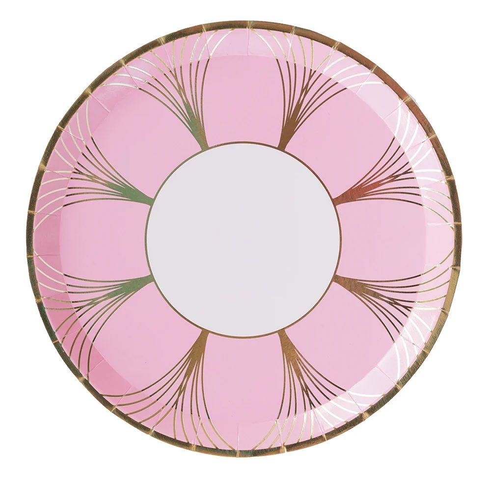 The Gatz Pink Dinner Paper Plates | Ellie and Piper