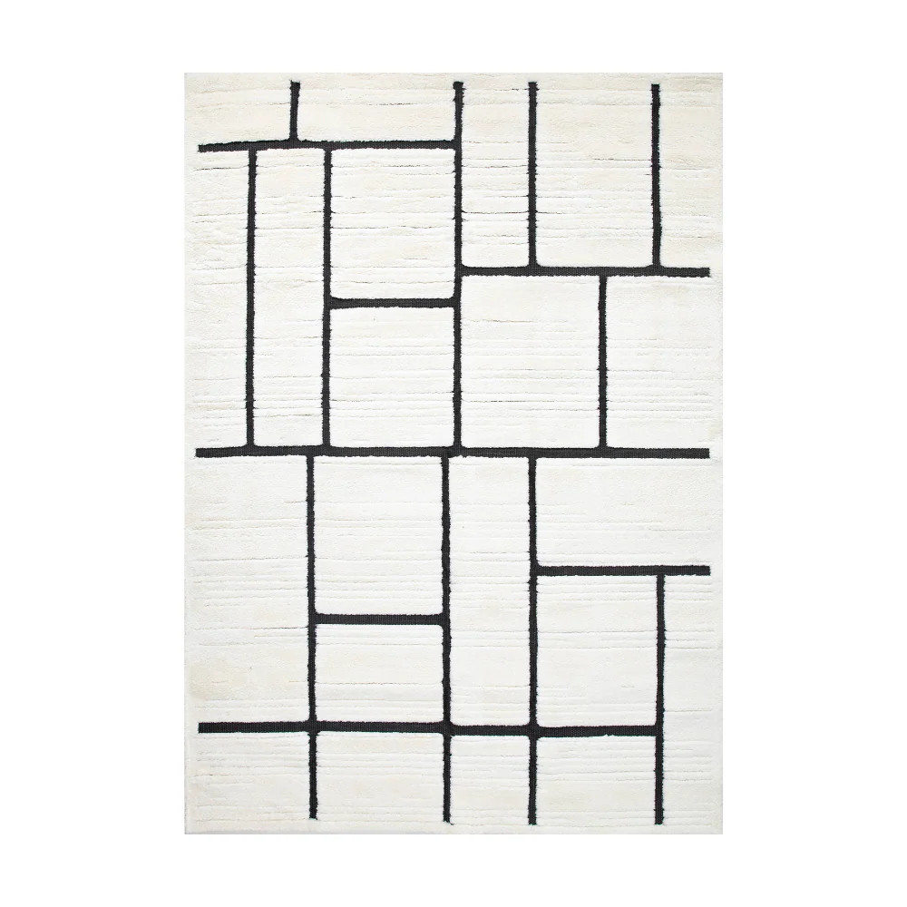 Eldrin Geometric Textured Rugs | Rugsway.us