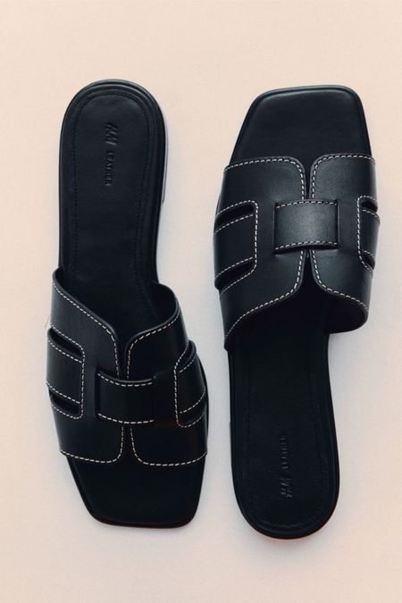 Leather slides 

#LTKeurope #LTKGiftGuide #LTKshoecrush