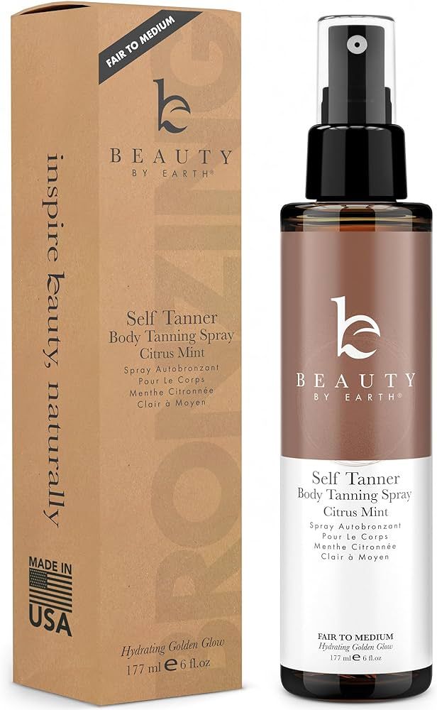 Fair to Medium Self Tanner for Body - Instant Spray Tan, Ultra Dark Self Tanning Spray, Best Self... | Amazon (US)
