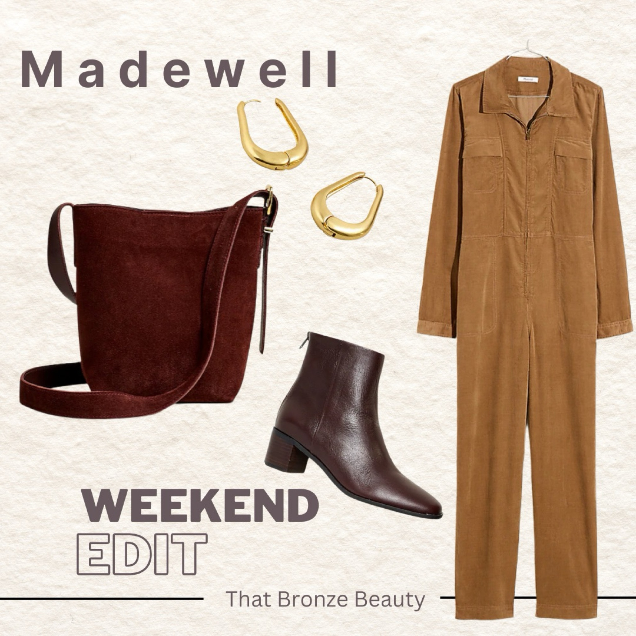 Madewell sale alert! Autumn vibes are here and this Corderoy jumpsuit is so good. Style with ankle boots and a suede tote. 
#LTKU
#LTKFindsUnder100


#LTKxMadewell #LTKSaleAlert #LTKOver40