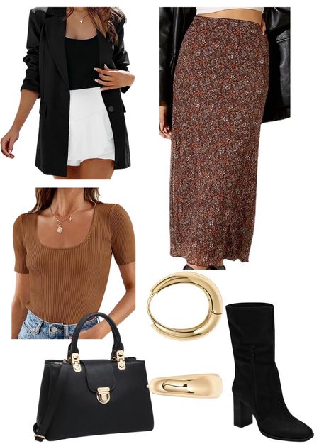 I love this business casual day to night fall look from my 2023 Amazon fall capsule wardrobe 
Roll up the sleeves of your blazer and add a dark lip color to go from the office to drinks with the girls 

#LTKworkwear #LTKitbag #LTKstyletip