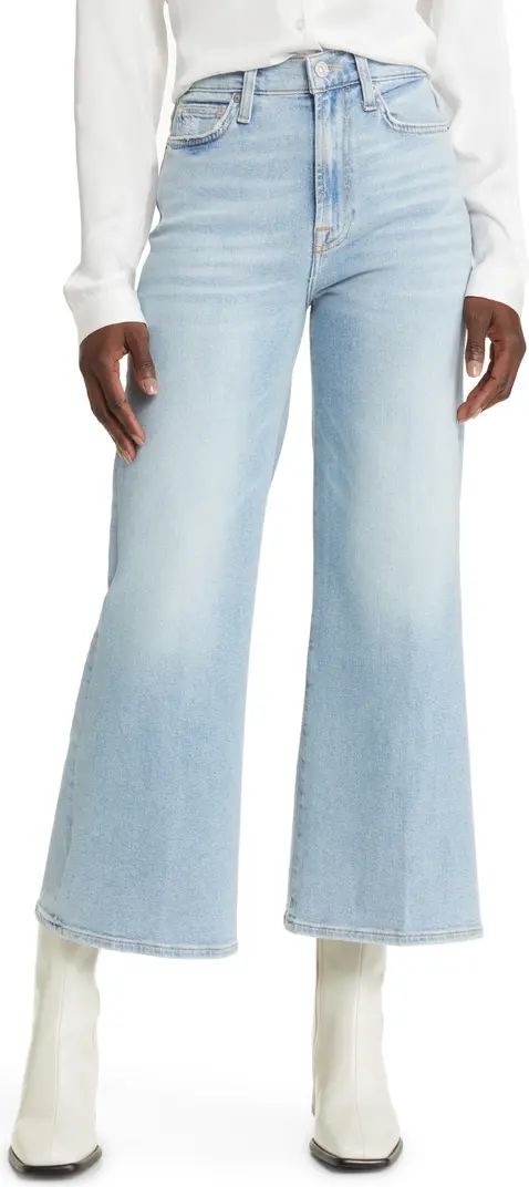 Jo Ultra High Waist Crop Wide Leg Jeans | Nordstrom