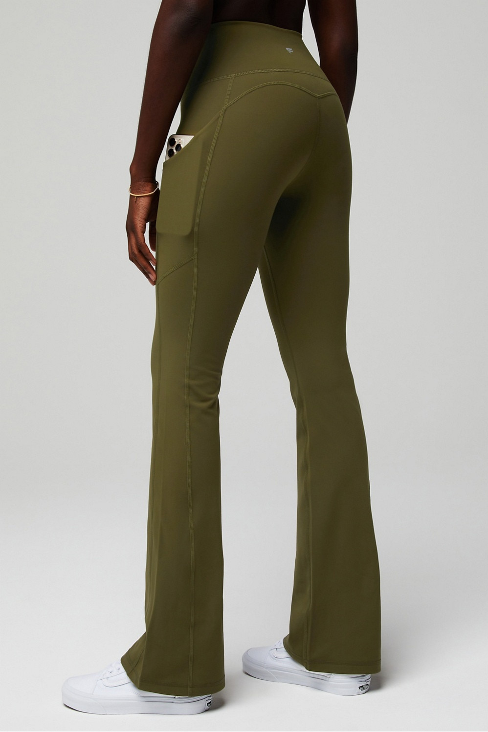 Oasis Pureluxe High-Waisted Pocket Kick Flare | Fabletics - North America