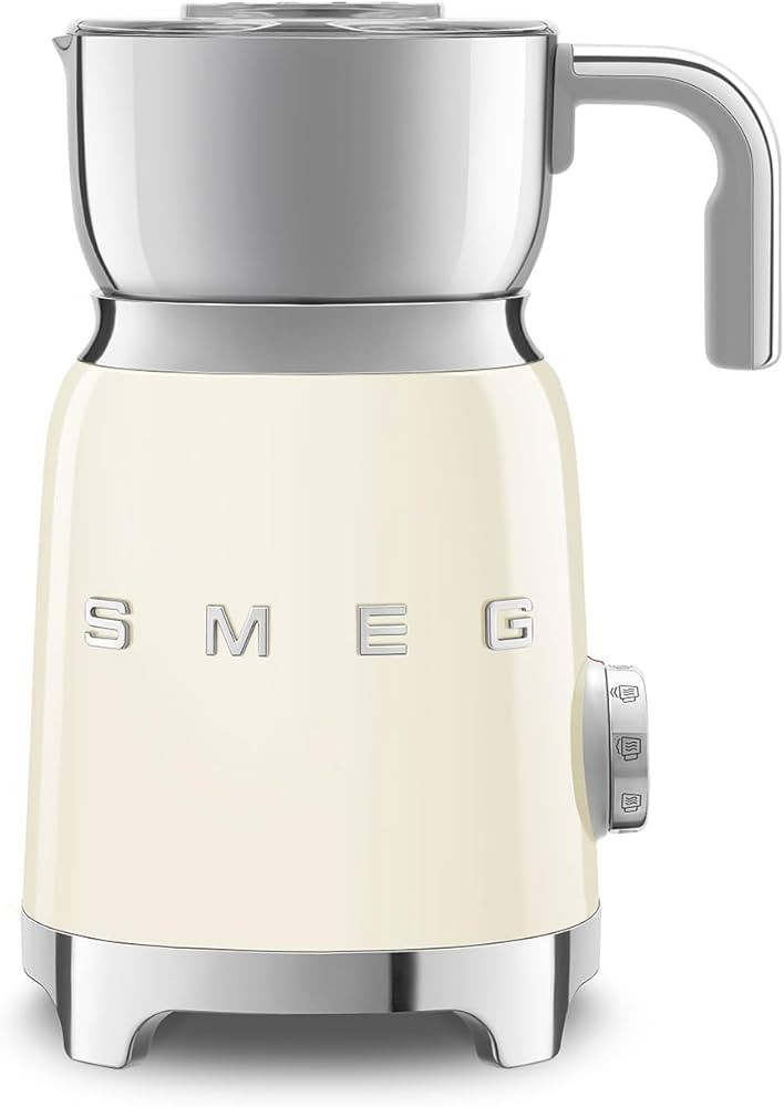 SMEG Retro 50's Style Milk Frother with 2 Disks 6 Preset Programs Hot or Cold Frothing and Induct... | Amazon (US)
