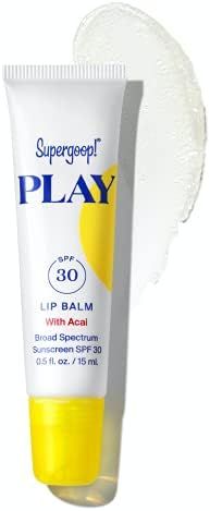 Supergoop! PLAY Lip Balm with Acai, 0.5 fl oz - SPF 30 PA+++ Reef Safe, Broad Spectrum Sunscreen ... | Amazon (US)