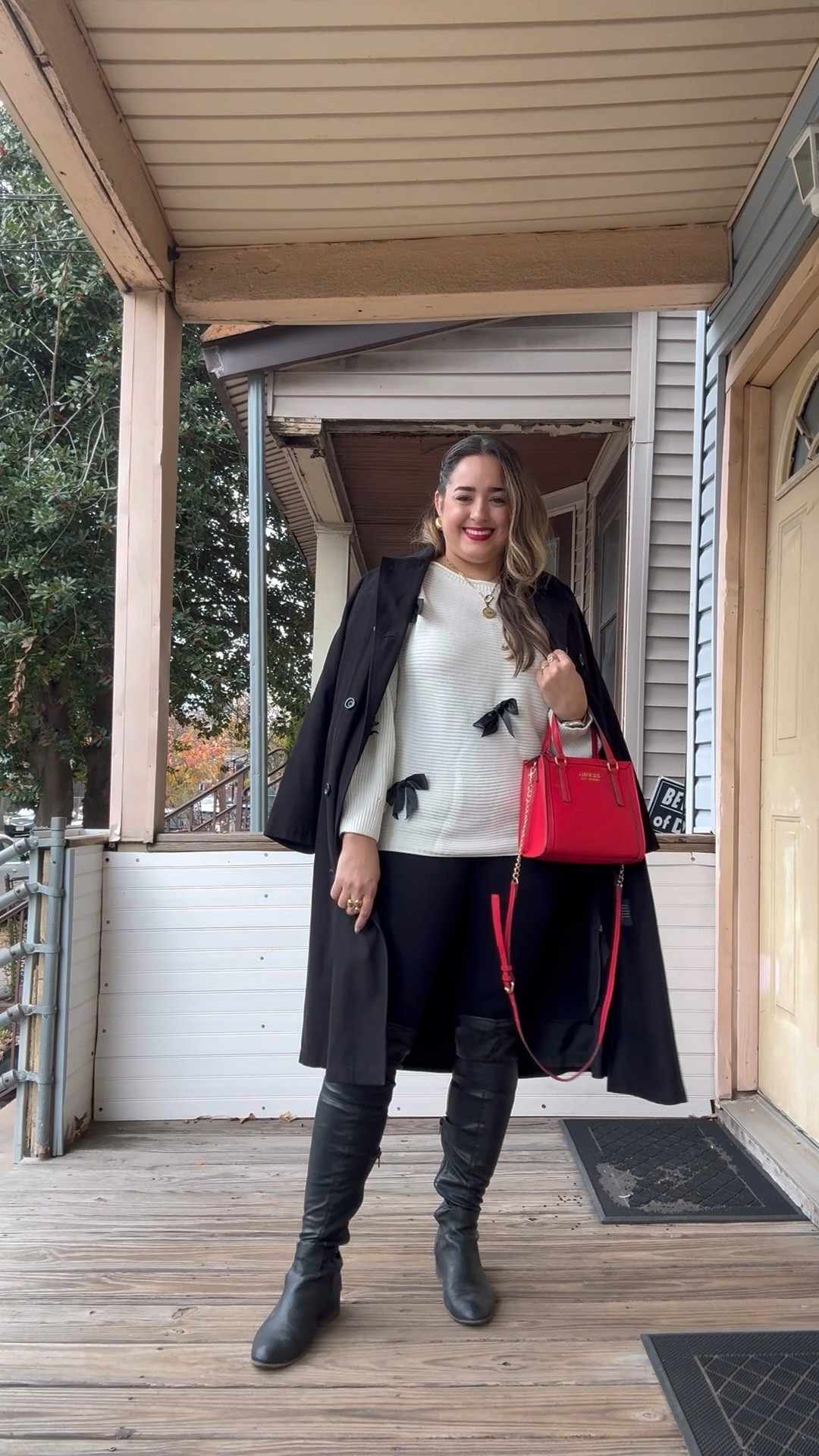 In love with this black & white outfit with a pop of red! It’s ideal for the holidays. I’ve linked a similar one below for you.❤️

#LTKHoliday #LTKWorkwear #LTKStyleTip